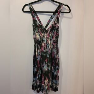 Adorable Silky Boho Mini Dress